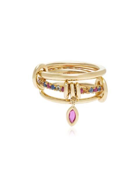 Spinelli Kilcollin Exclusive La Isla 18K Yellow Gold Piera Marquise Ring multi