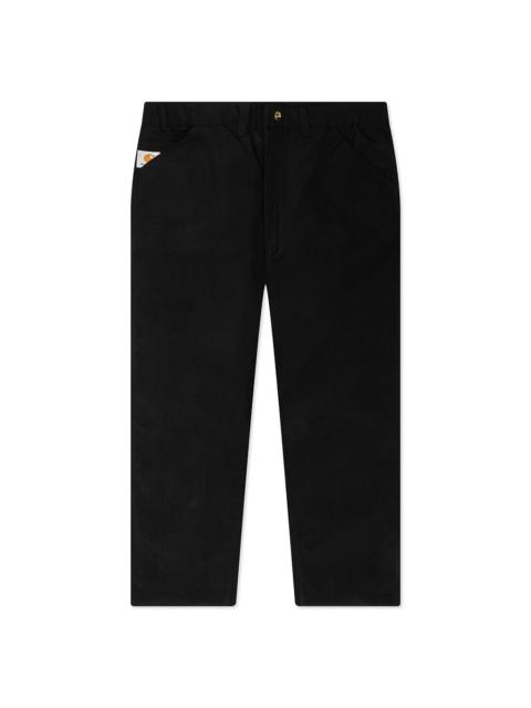 Carhartt WIP CARHARTT WIP X INVINCIBLE REMOVED POCKET DOUBLE KNEE PANT - BLACK