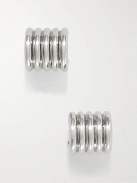 DÉHANCHE Hollyhock silver-toned earrings Silver