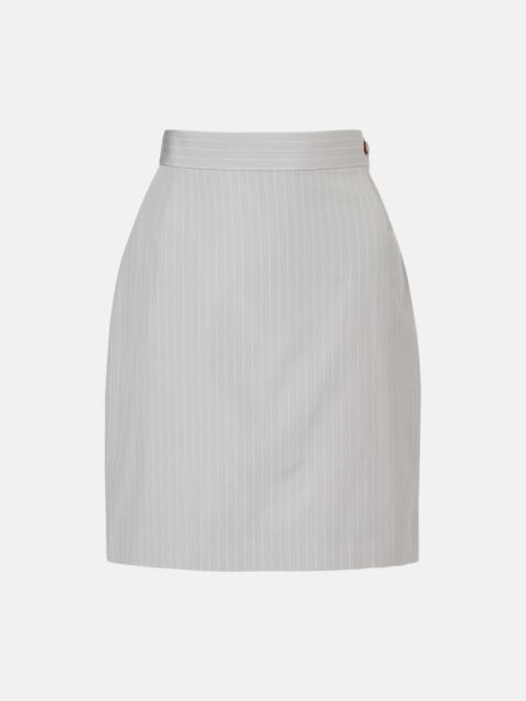Vivienne Westwood Pinstripe cotton miniskirt