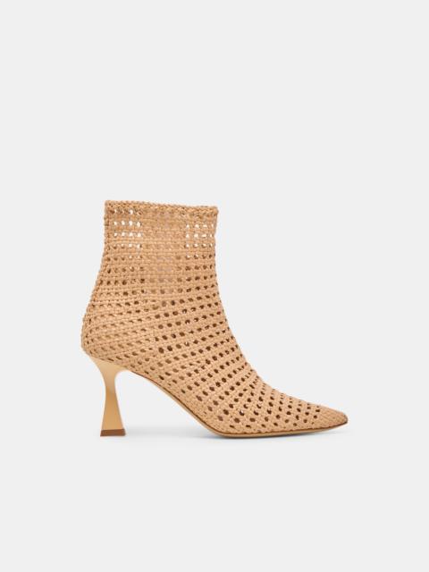 dolce vita LONNI BOOTIES LIGHT TAN WOVEN LEATHER