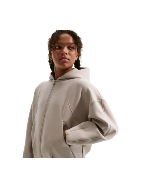 Nike (WMNS) Nike MAVN Therma-FIT Knit Full-Zip Hoodie 'Cream II Black' IM1763-236