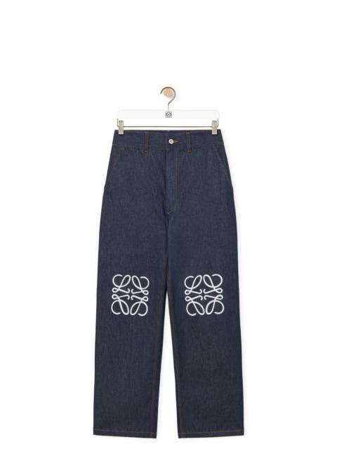 Loewe Anagram baggy jeans in denim
