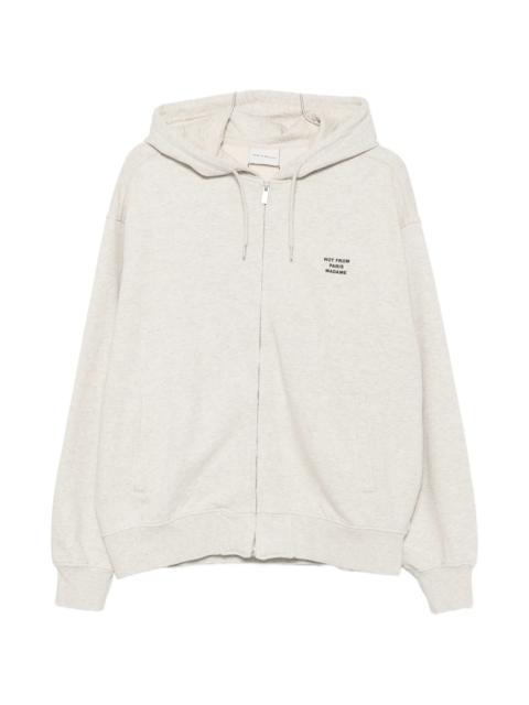 Drôle de Monsieur Drole De Monsieur Logo-detail Zip-fastening Hoodie