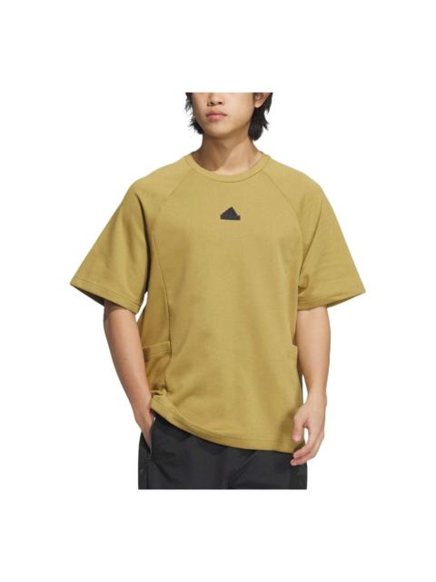 adidas TH Utility T-Shirt 'Yellow' JI8665