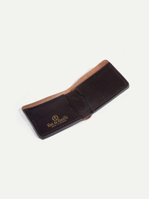 Bleu de Chauffe PEZE WALLET  -  DARK BROWN