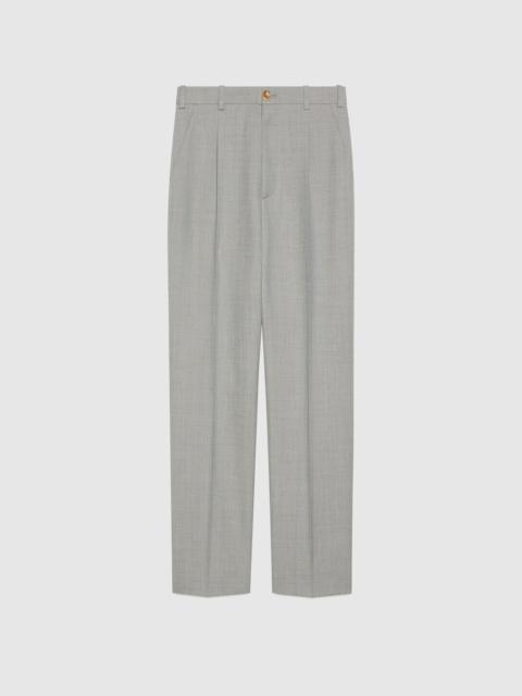 GUCCI Sharkskin wool pant