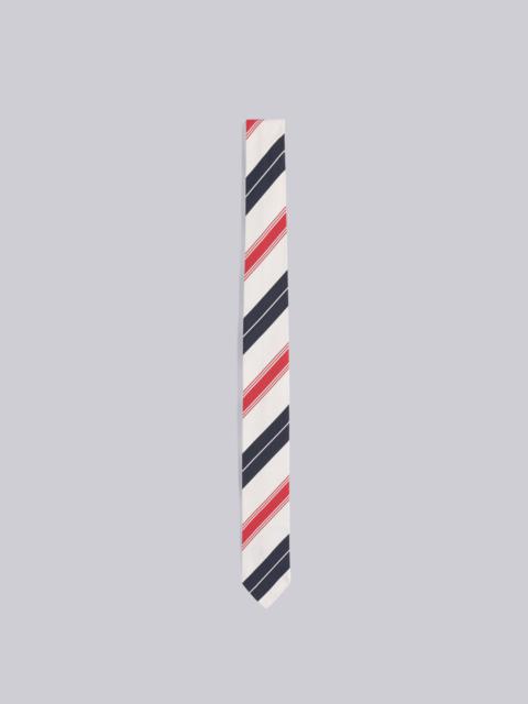 Thom Browne Tartan Stripe Jacquard Classic Tie