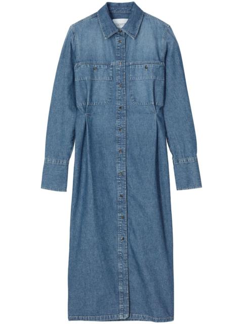 CLOSED button-up maxi denim shirtdress