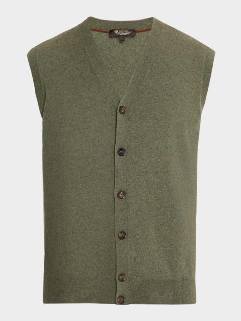 Loro Piana Men's Baby Cashmere Knit Classic-Fit Vest