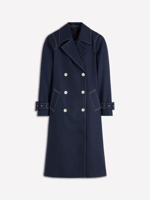 BODEN Double Breasted Trench-Navy