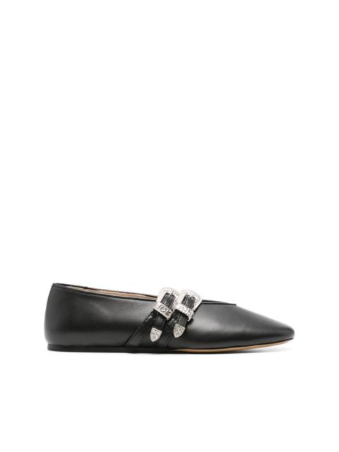 LE MONDE BÉRYL Claudia leather ballet shoes