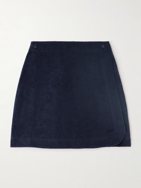 ERES Spa Cotton-terry Mini Wrap Skirt