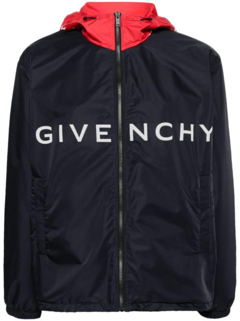 Givenchy logo-print hooded jacket