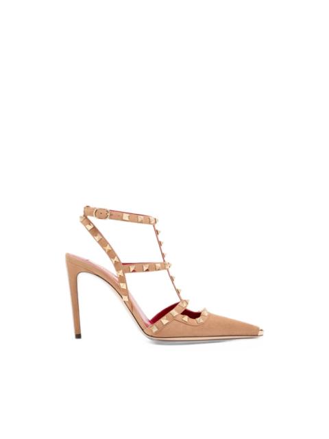 Valentino Rockstud suede pumps 100mm