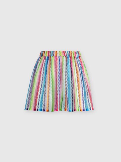 Missoni Zig zag print cover-up shorts