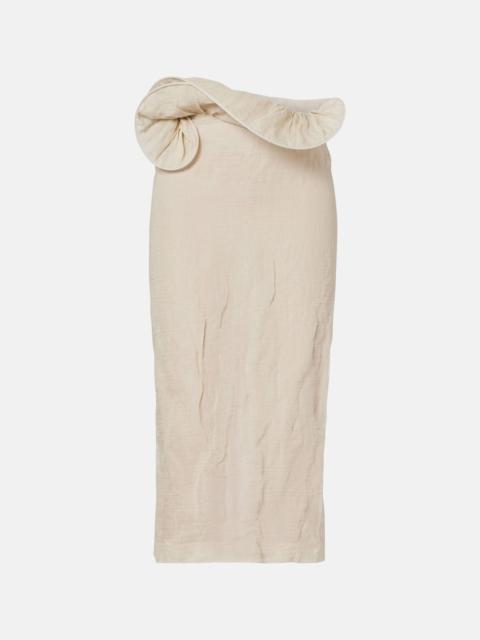 MAGDA BUTRYM Asymmetric midi skirt