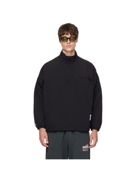 WILLY CHAVARRIA Black 'Willy' Polar Fleece Sweater
