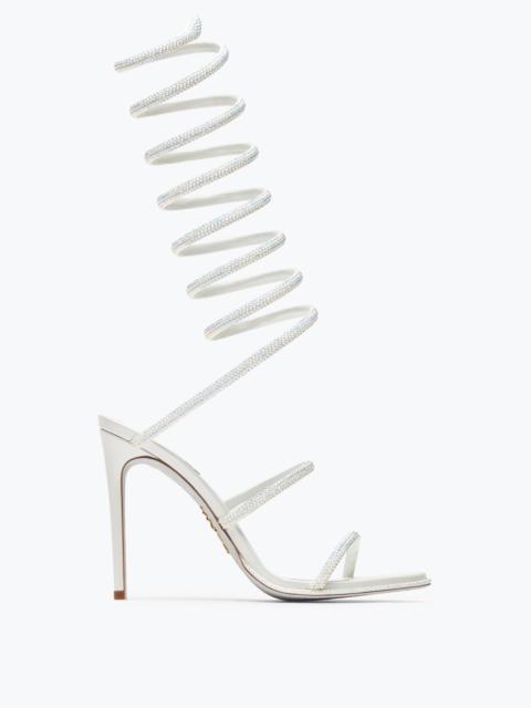 RENE CAOVILLA Supercleo White Sandal 105