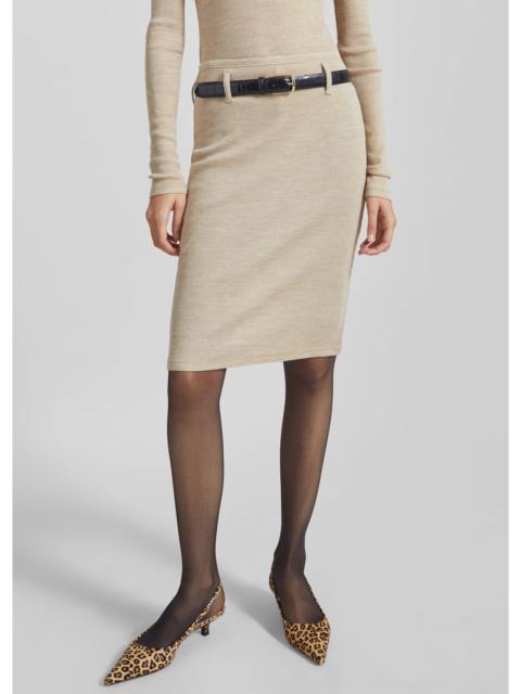 beaufille Beaufille Sinatra Knit Skirt - Beige