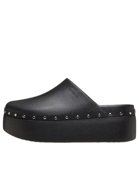 crocs (WMNS) Crocs Dylan Platform Studded Clog 'Black' 212355-001