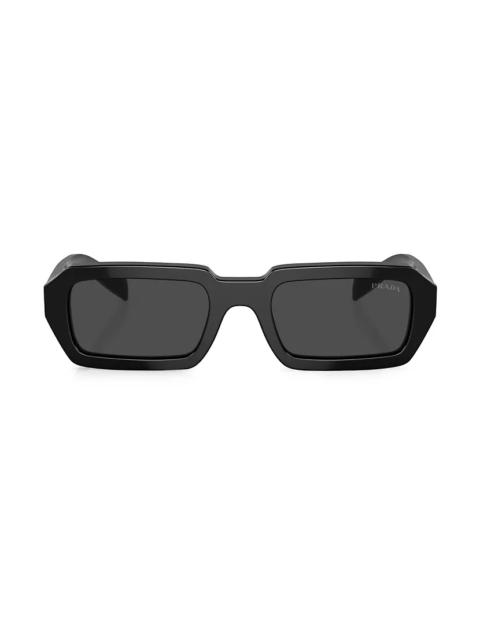 Prada 54MM Rectangular Sunglasses