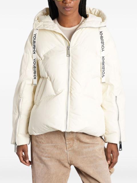 Khrisjoy hooded quilted puffer jacket