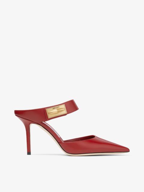 Nell Mule 85
Cranberry Calf Leather Mules