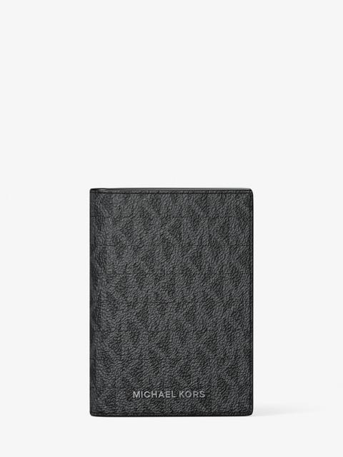 MICHAEL KORS Hudson Signature Logo Bi-Fold Card Case