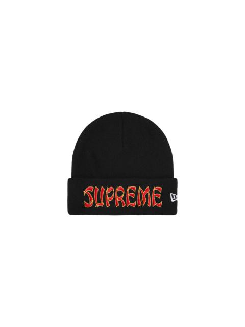 Supreme New Era Action Beanie "FW26 - Black" SU28371