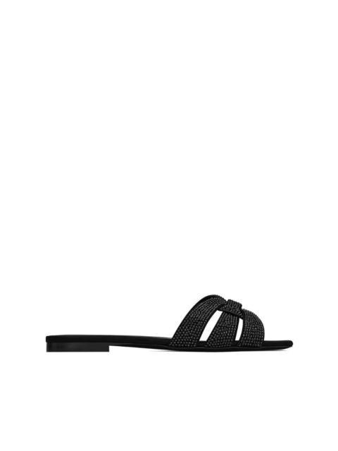 SAINT LAURENT TRIBUTE FLAT SANDAL | suitnegozi | REVERSIBLE
