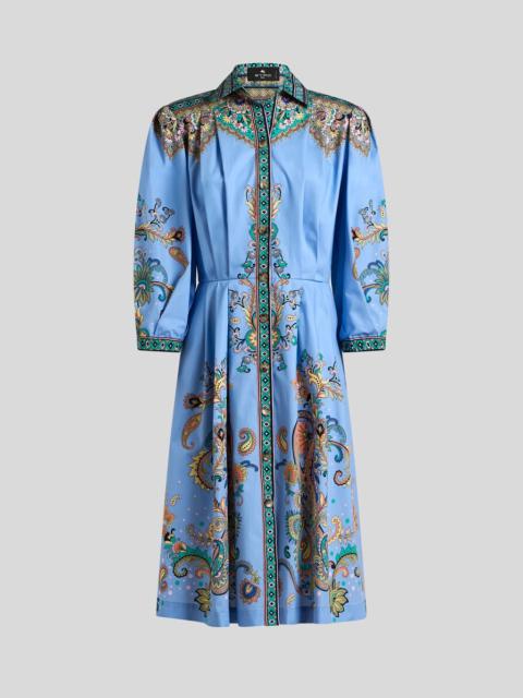 Etro PRINTED COTTON SHIRT DRESS