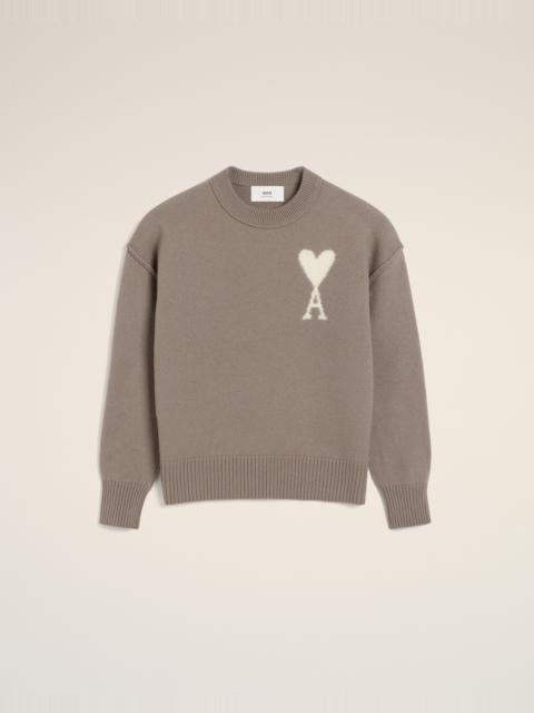 TAUPE WOOL AMI DE COEUR SWEATER