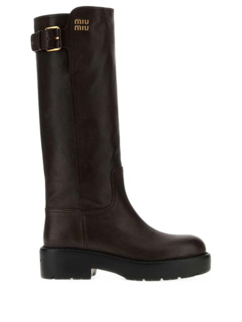 Miu Miu LEATHER BOOTS