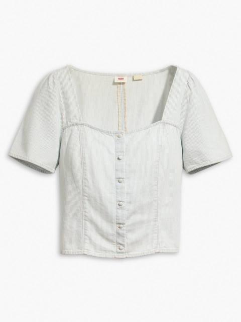 PASCALE SHORT SLEEVE BLOUSE