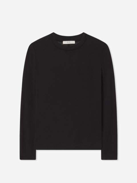CO Crewneck Long Sleeve in Cotton Jersey