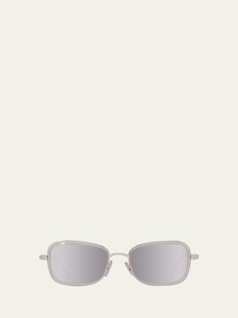 Loewe LW40159U Metal Square Sunglasses