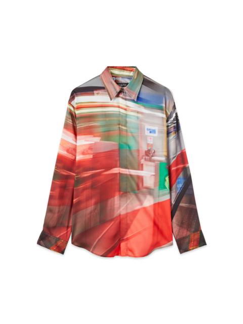 MSGM MSGM x Google Pixel "Daily Metro" print All-over Shirt