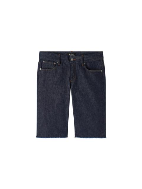 A.P.C｜SHORTS (Versailles shorts (COHBL F10203 AAD)) Versailles shorts | Organic 'Butler' stonewashed denim