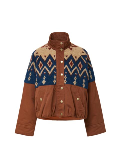 VERONICA BEARD KNOLL SHERPA JACKET