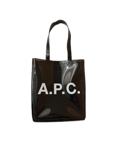 A.P.C. logo tote bag
