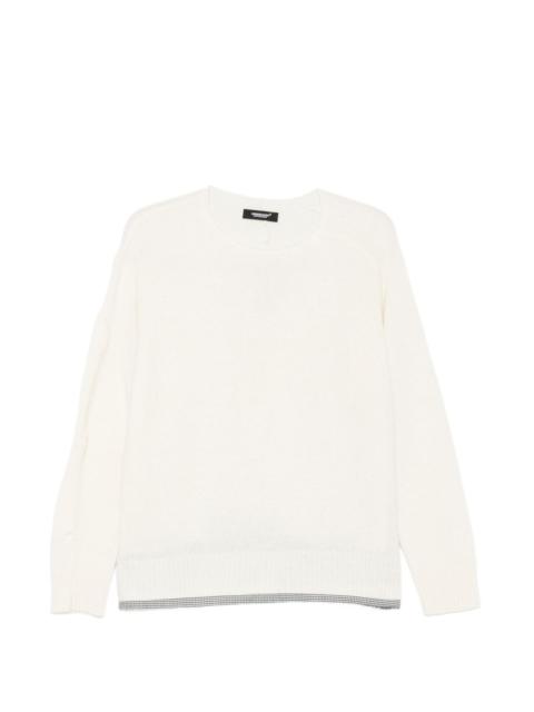 UNDERCOVER checked-trim sweater