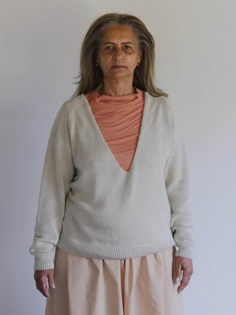 BASERANGE Soar V Neck - Organic Cotton Knit