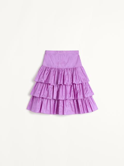 Valentino RUFFLED TAFFETA SKIRT