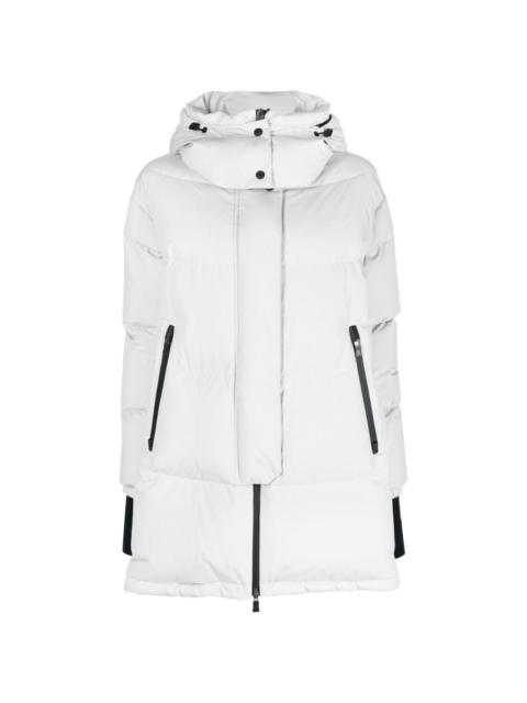 hooded feather-down padded coat