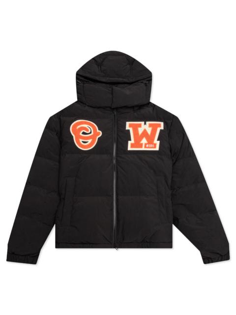 Off-White OFF-WHITE C/O VIRGIL ABLOH OW PATCH PUFFER - BLACK/ORANGE