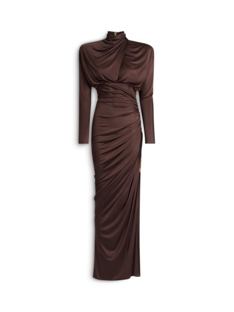 Balmain Long flowing jersey dress