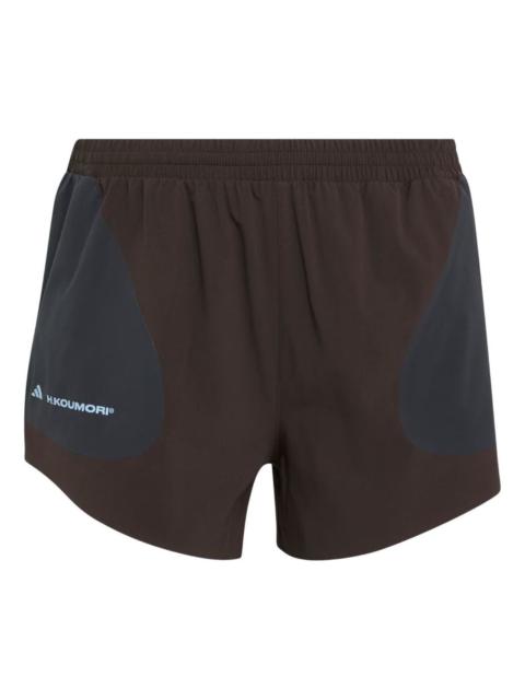 adidas (WMNS) adidas x Hermanos Koumori Running Shorts Asia Sizing 'Night Brown Grey' KX9789