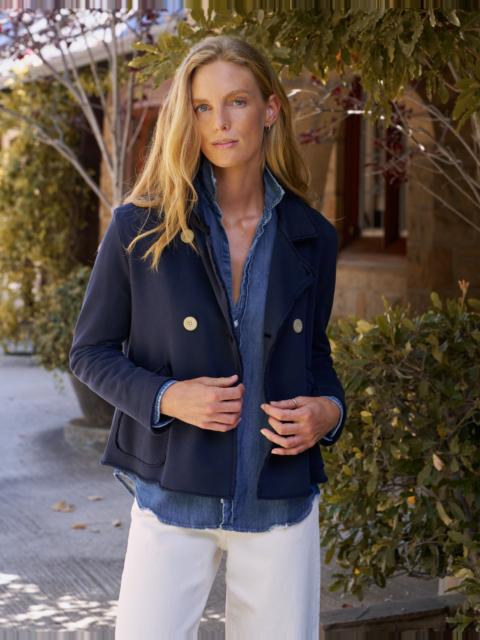 Frank & Eileen Cropped Sweatshirt Peacoat