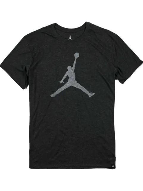 Jordan Jordan Iconic Jumpman Logo Men's T-Shirt "Black Heather / White" 834473 032